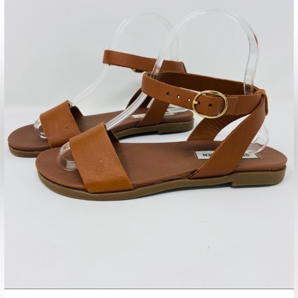 Steve Madden Brown Dalton Leather sandal size 9